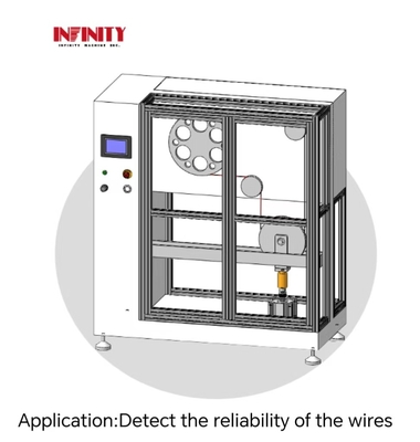 1000Kg Sensor Range Wire Endurance Testing Machine With Simple Program Editing And Continuity Detection Function
