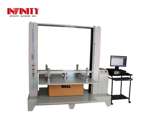 Servo Motor Control Capacity 10KN 20KN Optional Package Container Compression Tester