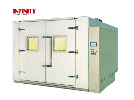 Walk In Environmental Test Chambers Electronic Humidity Temperature Controlled
