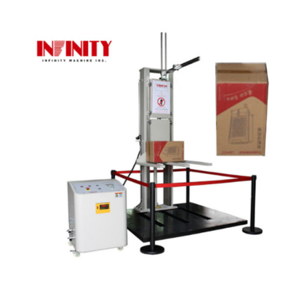 Carton Zero Drop Testing Machine For Packing Box Container Zero Height Drop Test Edge side corner test