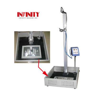 1000mm Height Drop Testing Machine With Touch Panel Setting And Display 2Kgf Test Load Drop Weight Testing