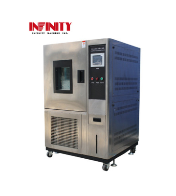 100L Environmental Test Chamber For Temperature Humidity Test IEC68-2-2 20% RH To 98% RH In Grey Blue