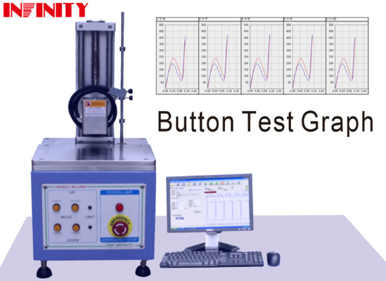 Servo Control Keystoke / Switch Button Force Test Machine Min. Load Display 0.01gf AC220V 5A Power Supply
