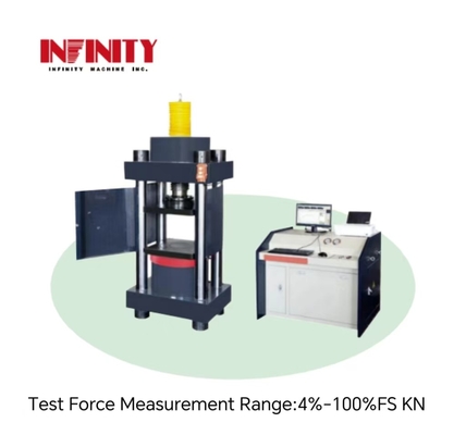Micro Electro Hydraulic Servo Compression Testing Machine With Real Time Test Curve Display Weight 1200