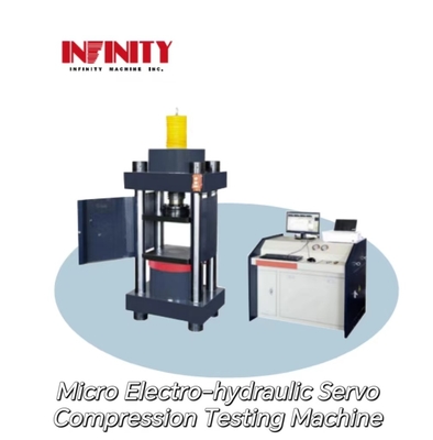 Piston Diameter φ250mm Micro Electro hydraulic Servo Compression Testing Machine with Maximum Test Force of 1500kN