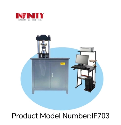 Real Time Test Curve Display Stroke Protection Micro Electro hydraulic Servo Compression With Sample Information Input