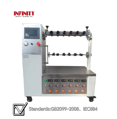 Bending Speed 10~60c.p.m Adjustable Plug Bending Durability Testing Machine