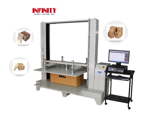 Package Container Compression Tester For Stacking Test Of Package Container