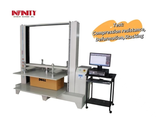 Servo Control Paper Box Stacking Testing Package Compression Strength Test Machine
