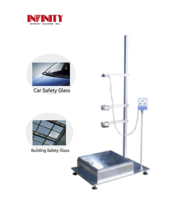 Customizable Laminated Glass Falling Ball Impact Tester For 610x610mm Specimen