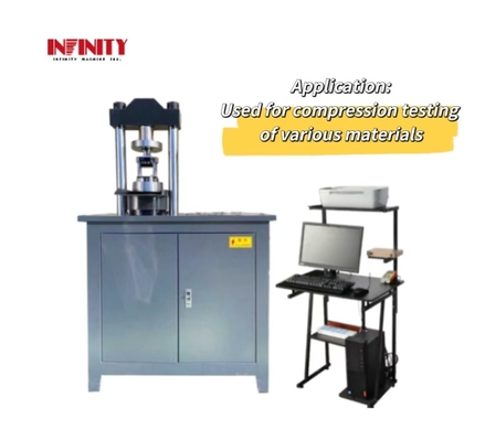 Servo Compression Testing Machine With Convenient Sample Information Input 300KN