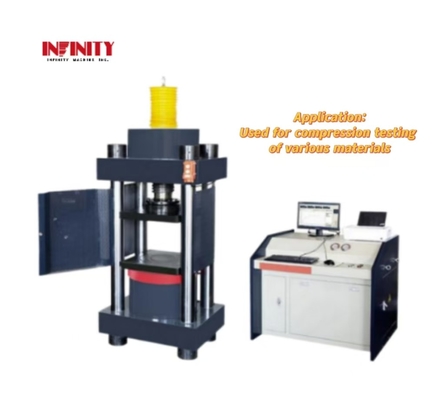 1500KN User Friendly Software Interface Micro Electro Hydraulic Servo Compression Test Machine