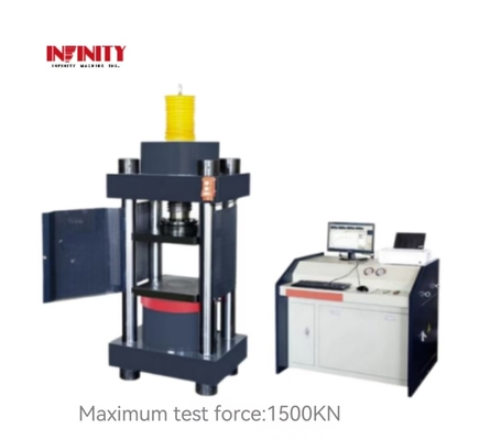1500KN User Friendly Software Interface Micro Electro Hydraulic Servo Compression Test Machine