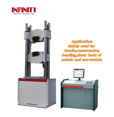 600KN Microcomputer Controlled Hydraulic Universal Tensile Strength Testing Machine