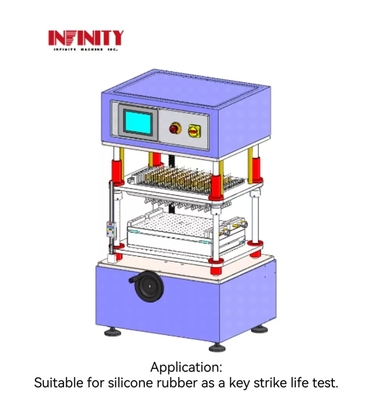 Multi Station High Precision Computer Keyboard Random Button Life Testing Machine