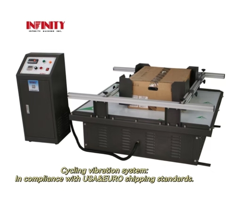 USA EURO Shipping Standards Package Simulated Transport Vibration Test Bench