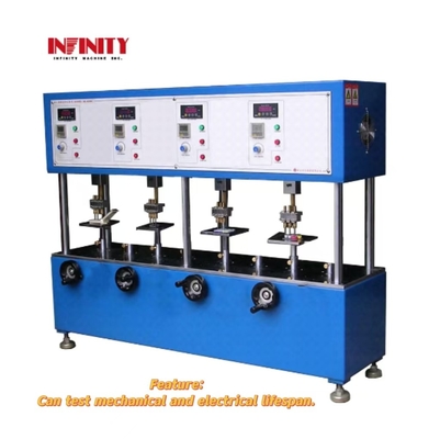 Tablet Long Term Click Life Test Four Stations Mechanical Button Testing Machine