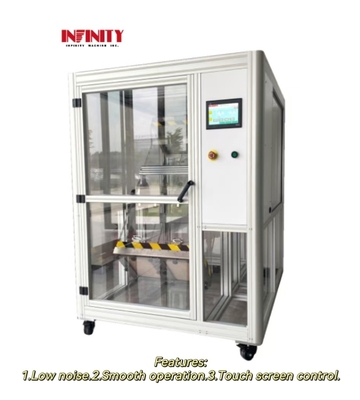 Smooth Operation Transparent Acrylic Material Dual Station Tumble Drop Test Machine