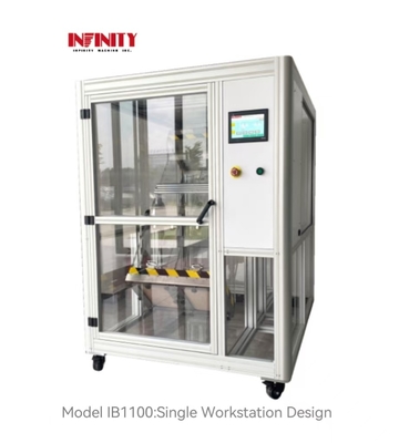 Electronic Single Station Transparent Acrylic Tumble Mobile Phone Drop Testing Machine