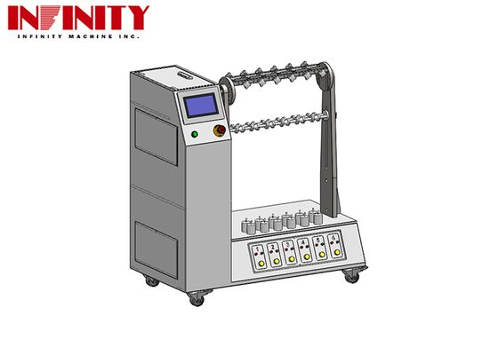 IEC 60884-1:2022 Compliant Flexible Cable Bending Test Apparatus with Adjustable Angle and 6 Jigs