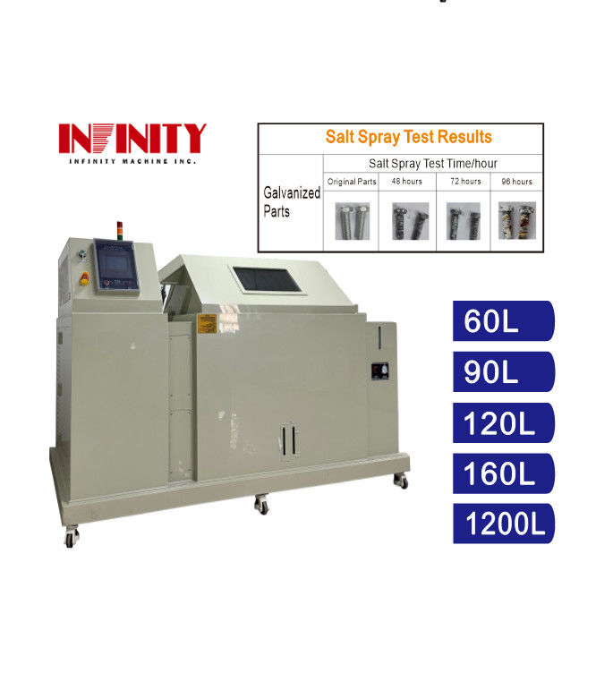 Salt Testing Metal 270L Salt Spray Test Chamber For Testing Metals And Alloys With ...