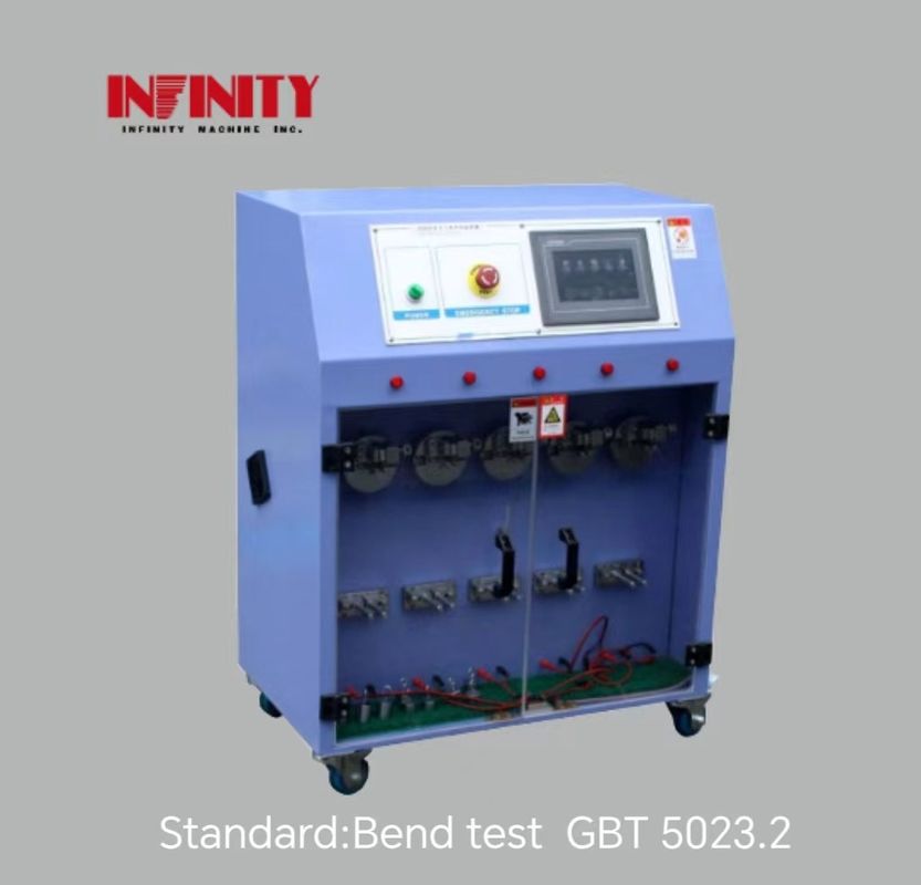 Five Stations Wire Swing Testing Machine Used for Communication Line ...