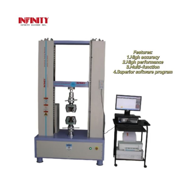 100KN High Precision Servo Controlled Universal Tensile Testing Machine ...