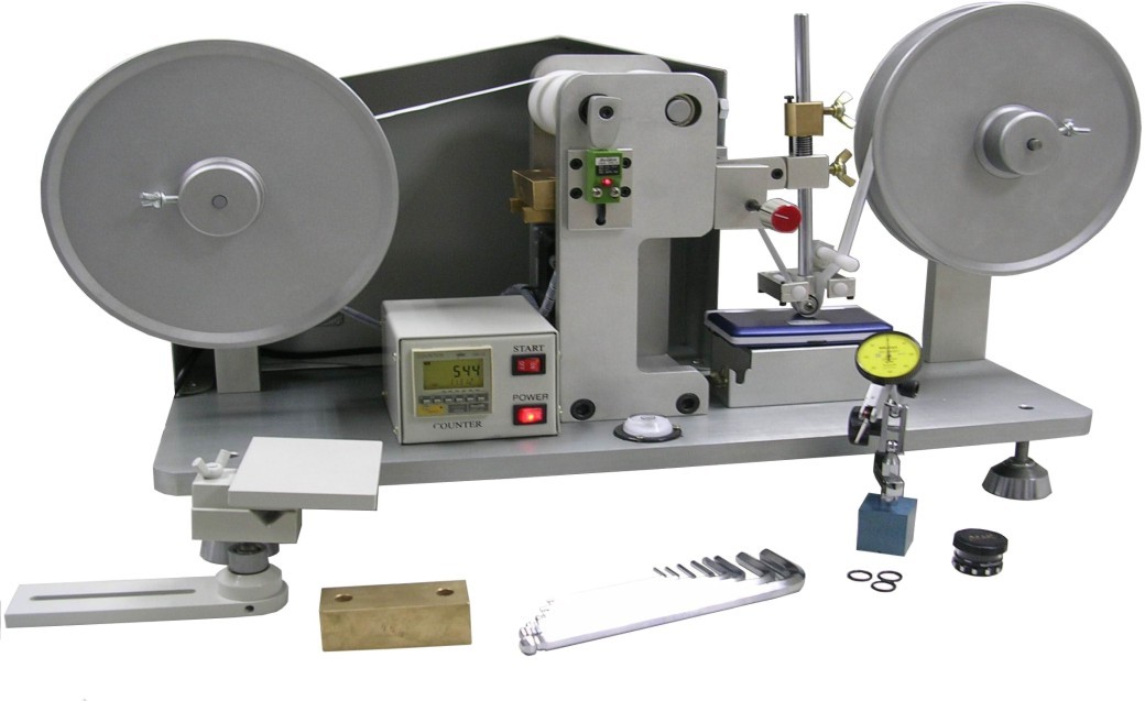White Color  R.C.A Scroll Abrasion Tester In Abrasion Test Instrument