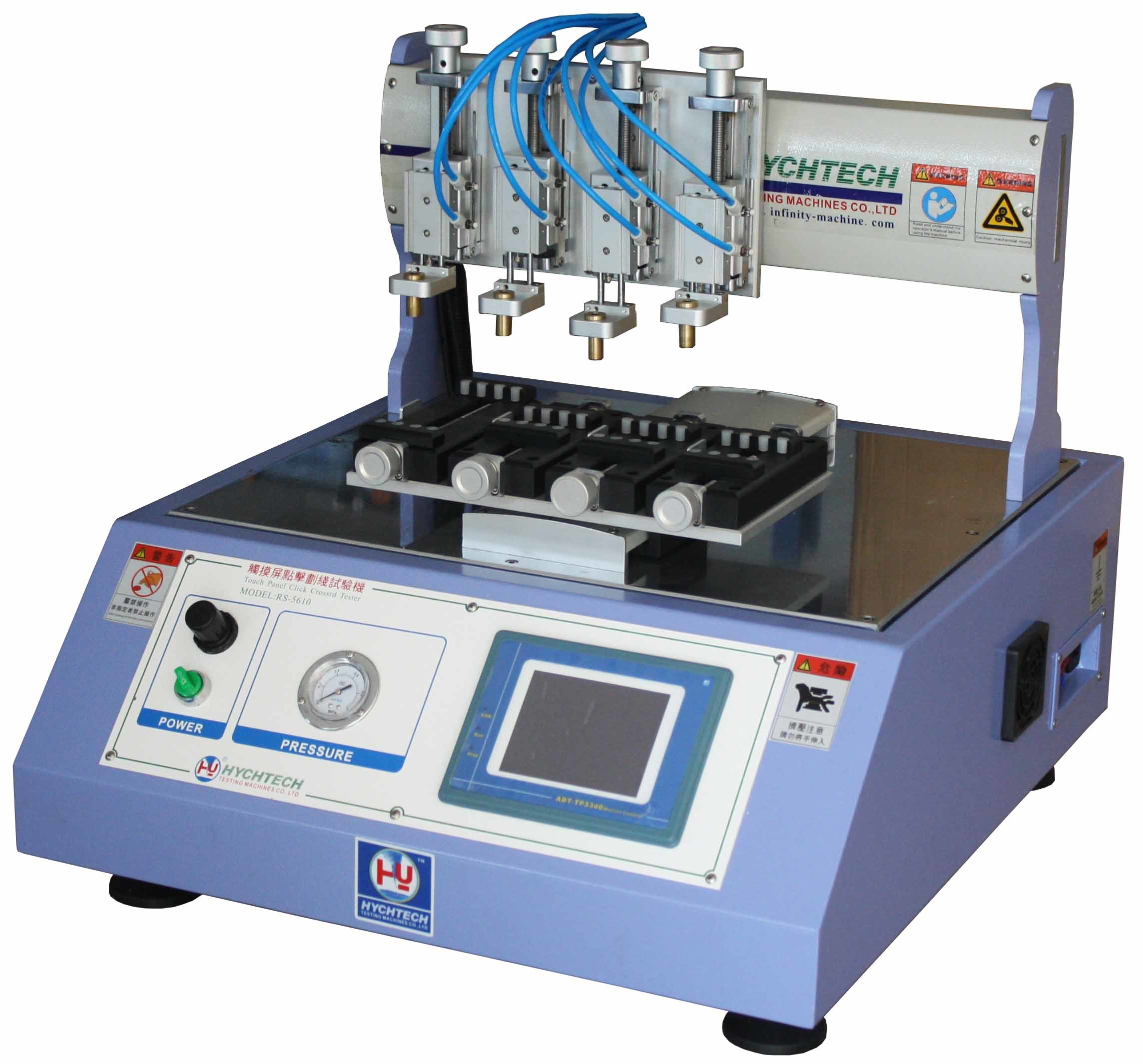 Touch Screen Abrasion Testing Equipment Press Test 0 - 200 mm/sec