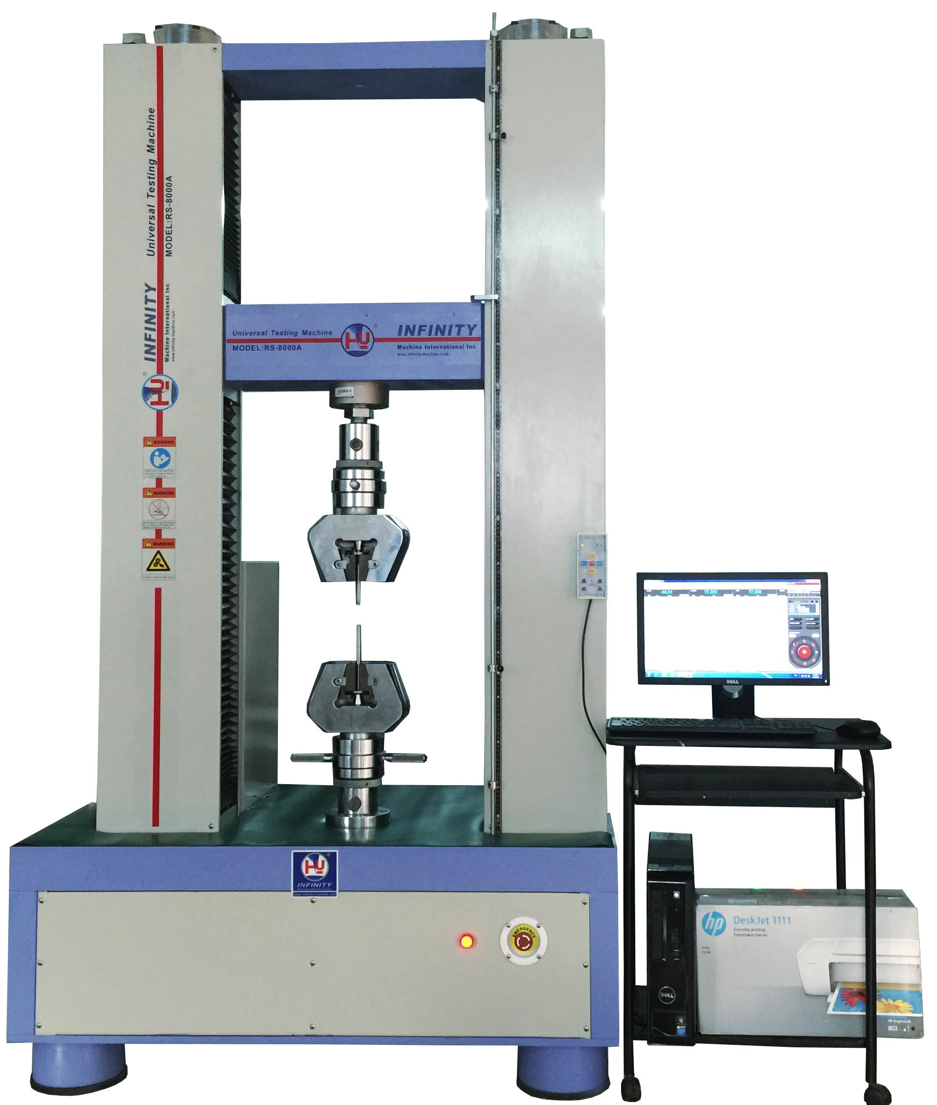 Industrial Electronic Rubber Tensile Testing Machine With Closed Loop Control Software