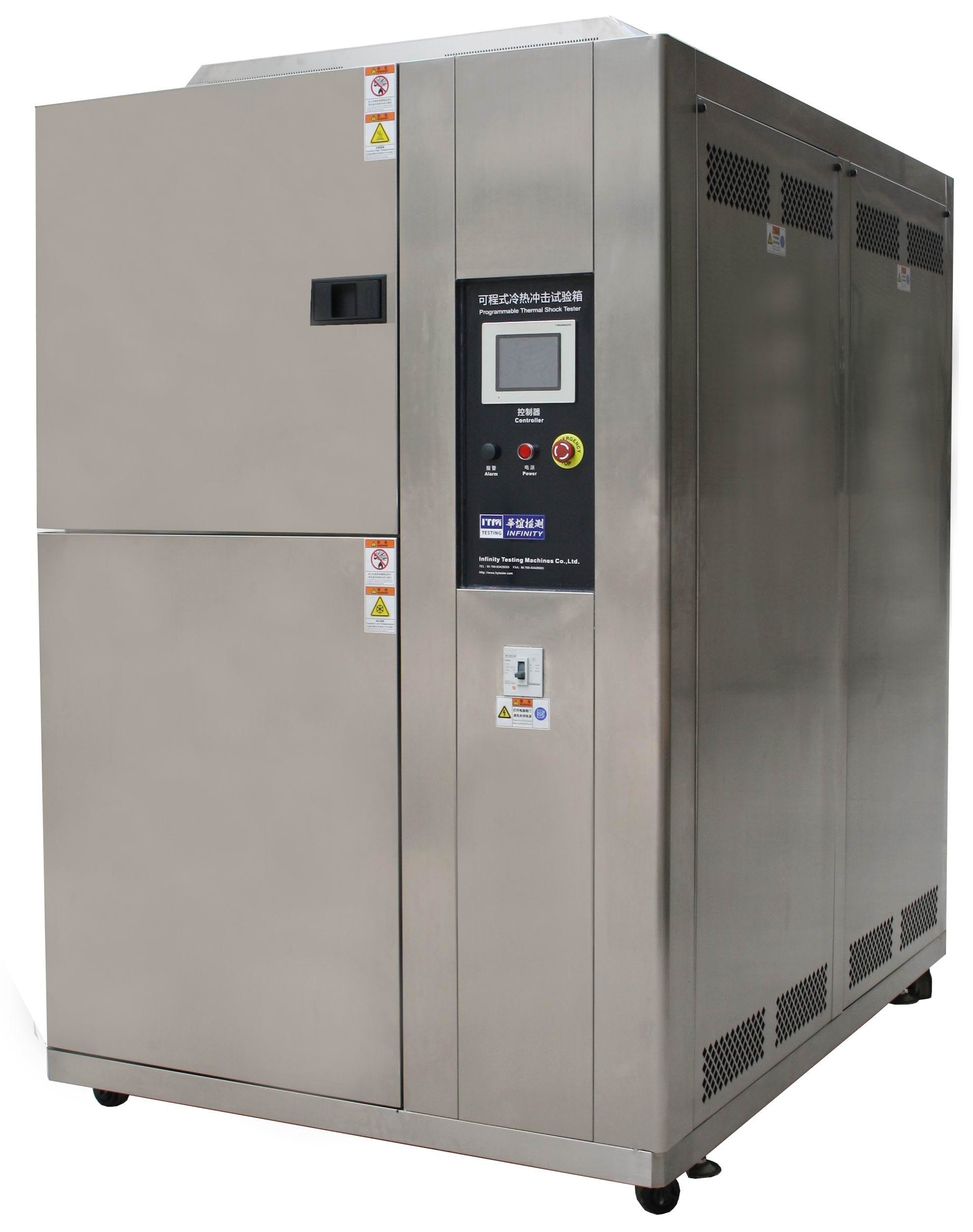 Thermal Shock Environmental Test Chambers For Temperature And Humidity Testing 0℃～－78℃ 40min for ＋20℃～＋150℃