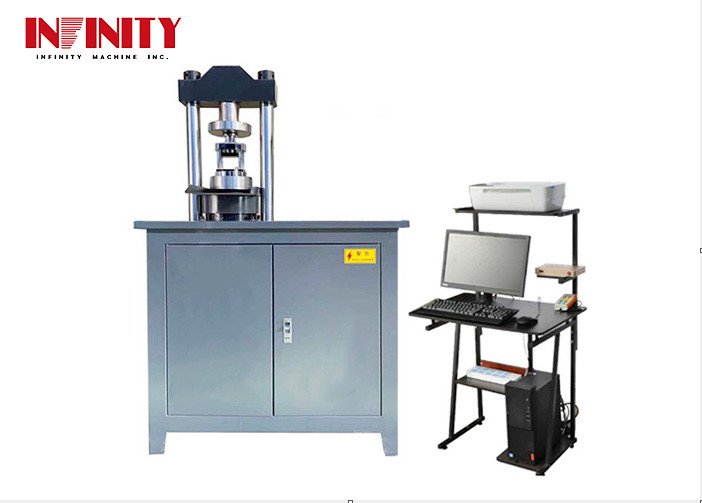 Microcomputer Electro Hydraulic Servo Compression Testing Machine Maximum Test Force 300kN