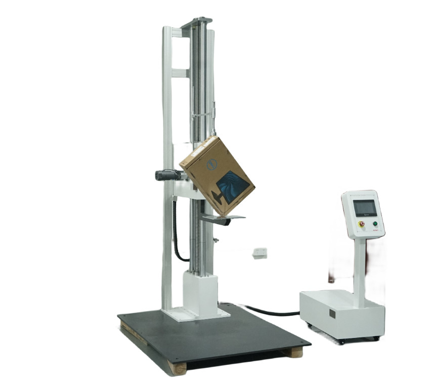 Maximum 50kg Carton Drop Tester With Angle Tolerance ≤5° Panasonic Servo Control
