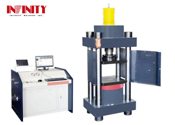 Microcomputer Electro Hydraulic Servo Compression Testing Machine Maximum Test Force 300kN