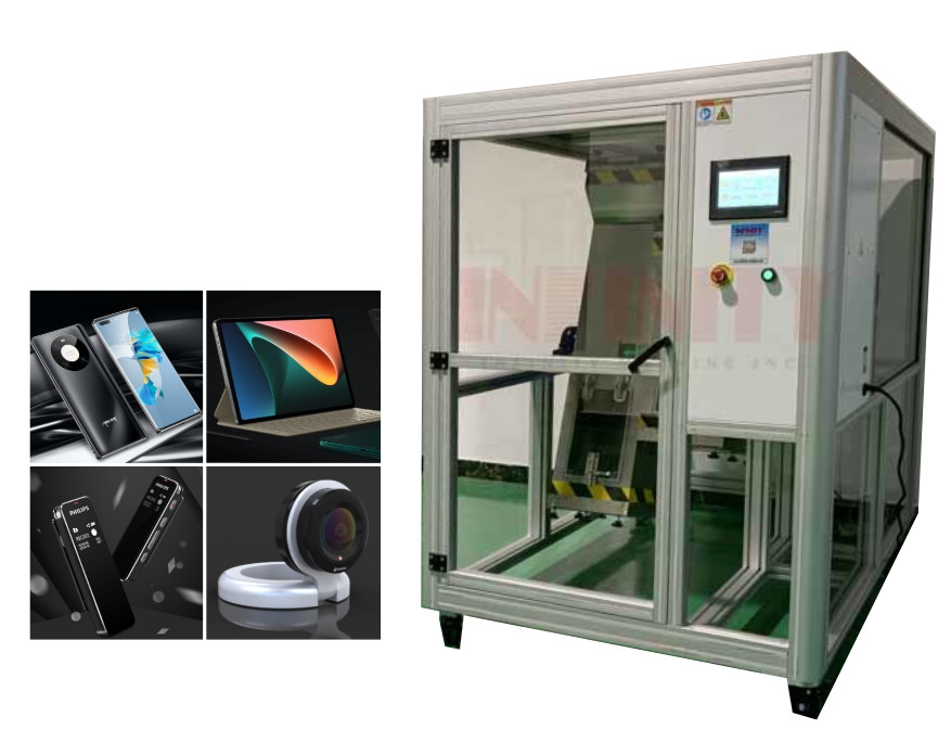 1000mm 500mm Tumble Test Machine For Handheld Devices With Touch Panel Control 5~20 times /min