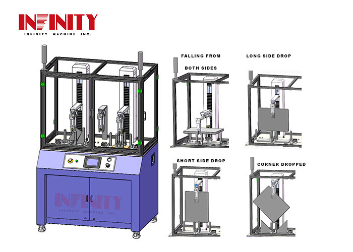 Test Max Weight 2kg Mobile Phone Drop Test Repeated Slight Drop Testing Machine