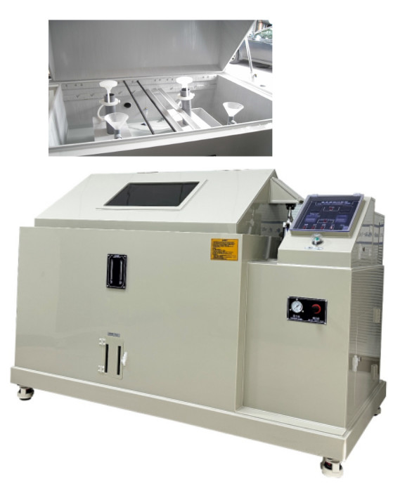 Accurate Salt Spray Test Chamber With RT 5C-70C Pressure Barrel Temperature Range