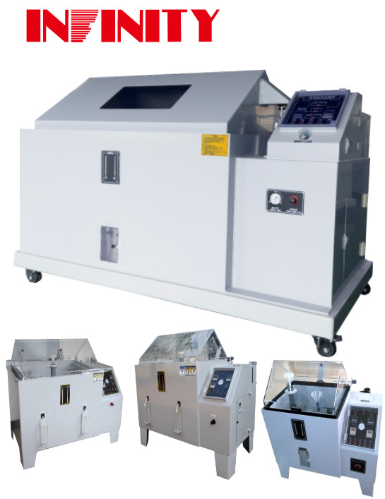 Manual Open Cover Salt Fog Spray Test Chamber With Temperature Range Of RT 5C-60C