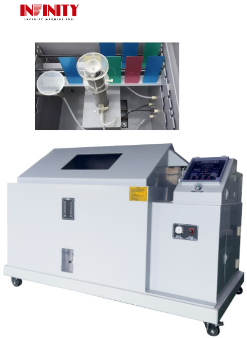 576L Salt Spray Test Chamber 3.5KW AC 220 Power ≤1.0C Temperature Uniformity
