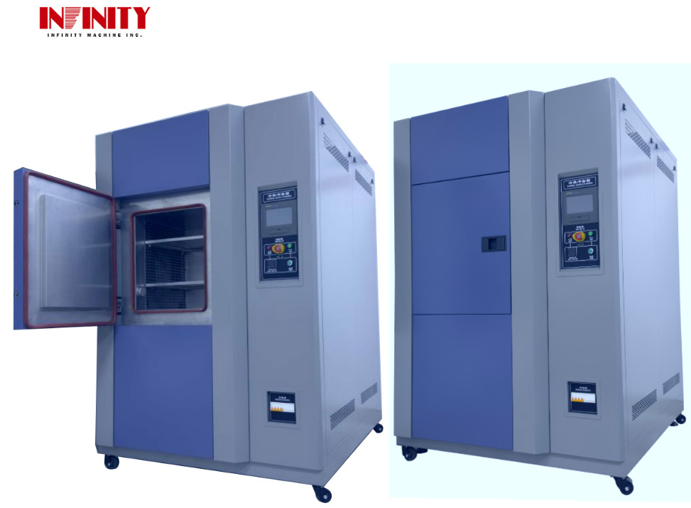 Temperature Uniformity ≦2.0C Climate Thermal Shock Temperature Impact Test Chamber With Water-Cooled Condenser