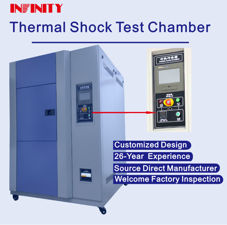 ±1C Temperature Fluctuation Climate Thermal Shock Test Chamber With Adjustable Height Specimen Holder