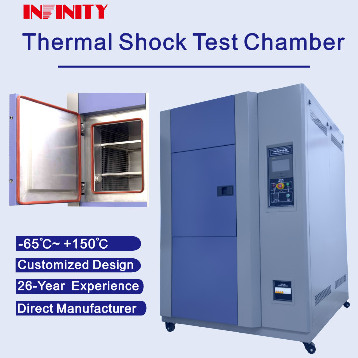 Adjustable Height Specimen Holder Climate Thermal Shock Test Chamber IE31A1408L With Safety Protection Device