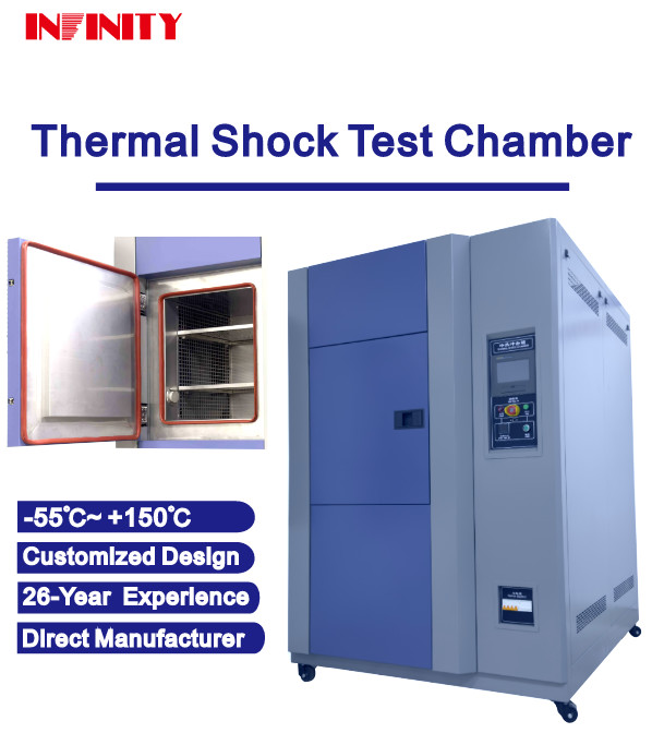 Programable Thermal Shock Test Chamber with 304 stainless steel made Height Adjustable Sample Holder