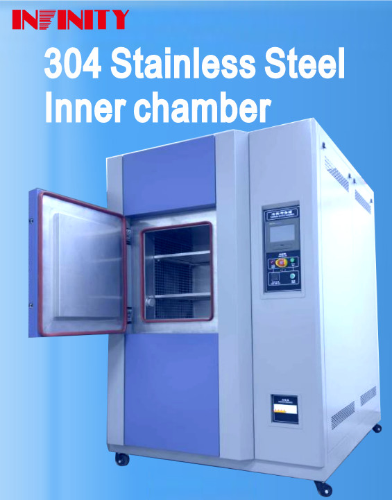 Thermal Shock Test Chamber Hard Polyurethane Foam Insulation Layer Glass Fiber IE31A 408L