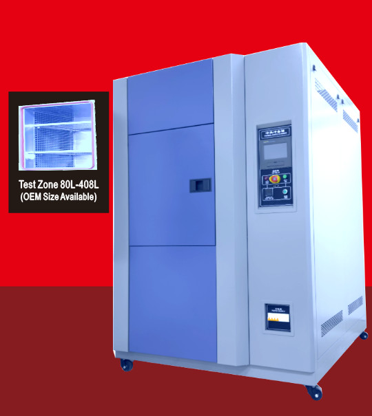 Heating rate IE31A 150L 408L RT Drops to -55C in 40min Thermal Shock Test Chamber