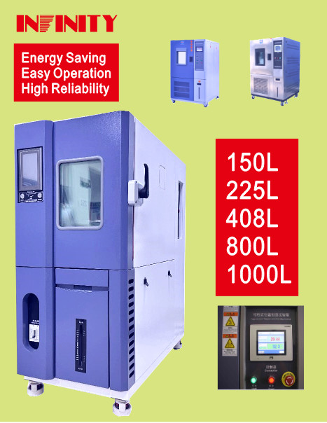 Materials Constant Temperature Humidity Test Chamber with Air-Cooled Condenser System