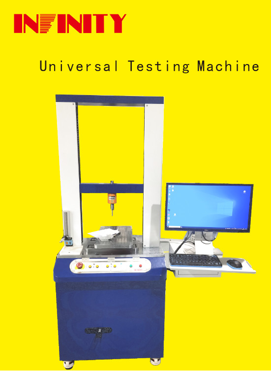 500Kg Force Value Sensor Capacity Universal Testing Machine 0-600mm Test Trip Range 420mm Effective Width