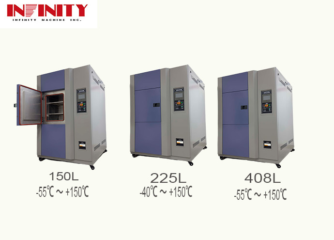 Programmable Thermal Shock Test Chamber -55C ～ 150C With Electrostatic Color Spraying