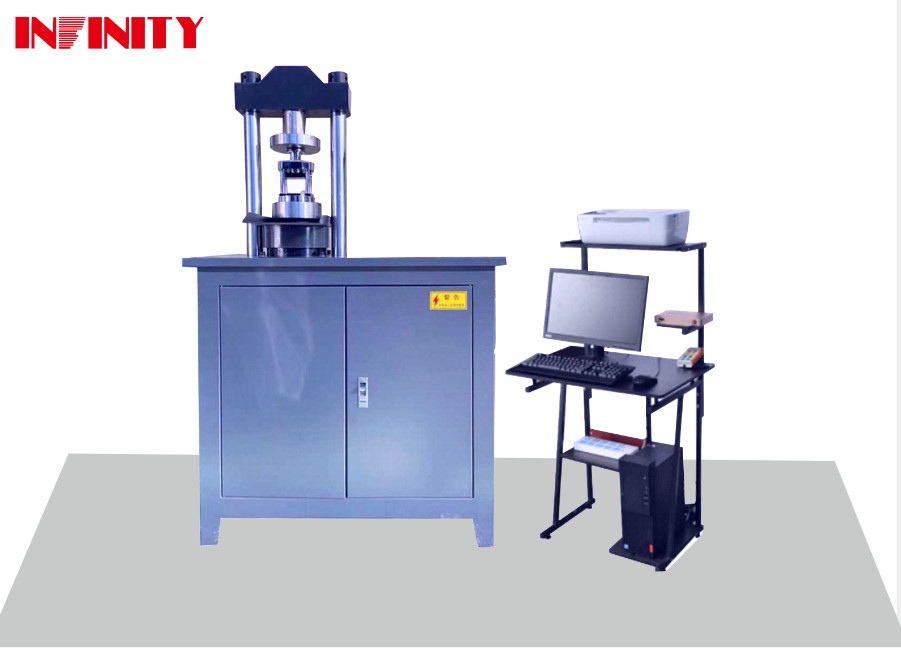 0.01kN Resolution Microcomputer Electro-hydraulic Servo Compression Testing Machine