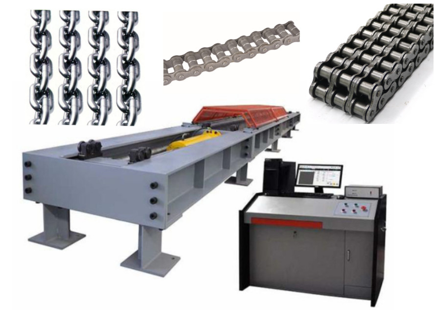 600 KN Maximum Test Force Chain Tensile Tester with Complete Configuration Facilities